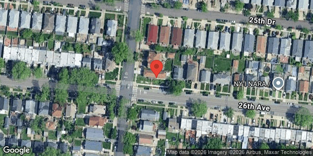 Aerial map of 25-41 160 STREET, Queens