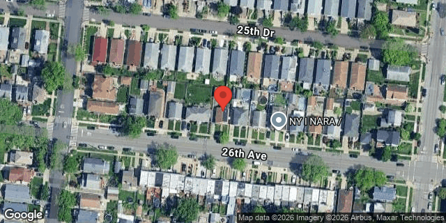 Aerial map of 160-31 26 AVENUE, Queens
