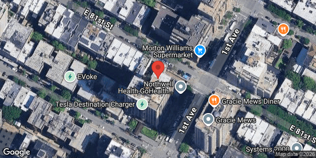 Aerial map of 354 EAST 81 STREET, Manhattan