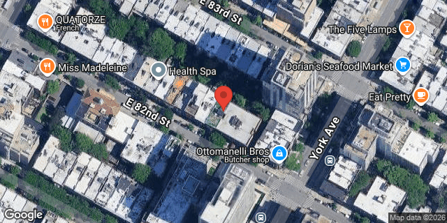 Aerial map of 431 EAST 82 STREET, Manhattan