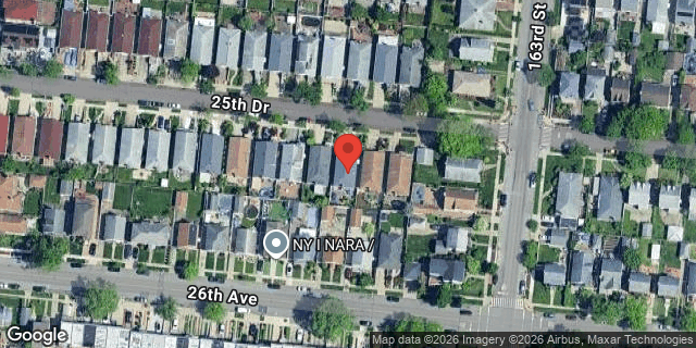 Aerial map of 160-56 25 DRIVE, Queens