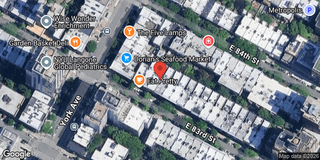 Aerial map of 505 EAST 83 STREET, Manhattan