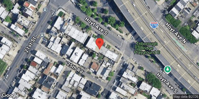 Aerial map of 21-24 HOYT AVENUE SOUTH, Queens