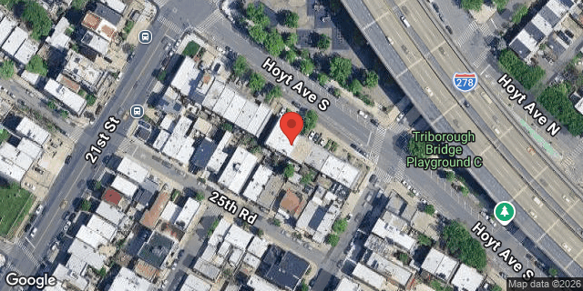 Aerial map of 21-22 HOYT AVENUE SOUTH, Queens