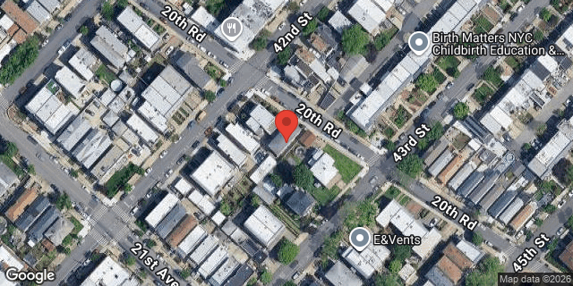 Aerial map of 42-08 20 ROAD, Queens
