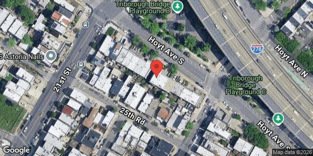 Aerial map of 21-20 HOYT AVENUE SOUTH, Queens