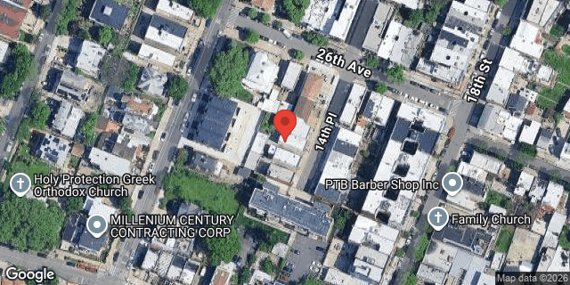 Aerial map of 26-14 14 PLACE, Queens