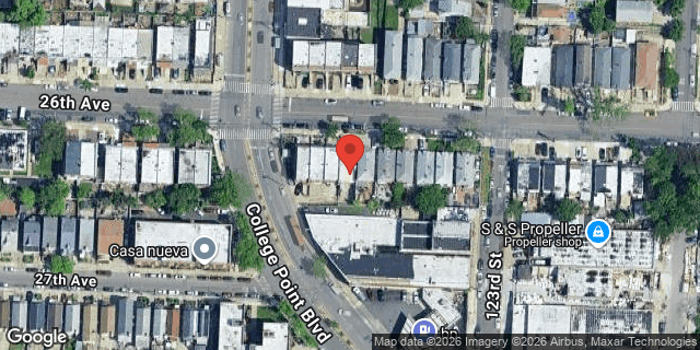 Aerial map of 122-10 26 AVENUE, Queens