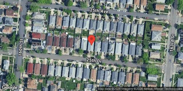 Aerial map of 160-35 25 DRIVE, Queens