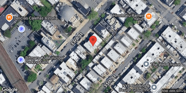 Aerial map of 22-33 33 STREET, Queens