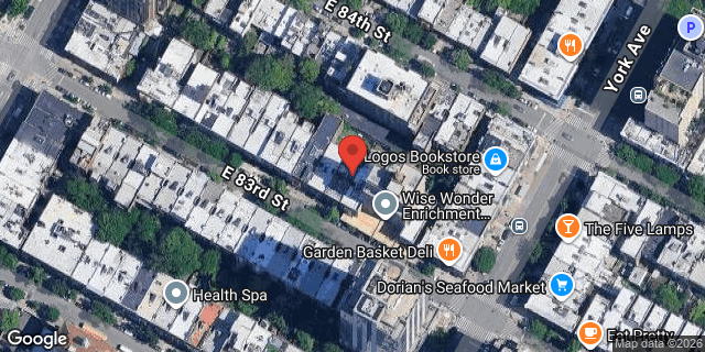 Aerial map of 443 EAST 83 STREET, Manhattan