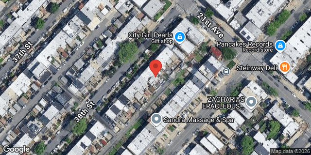 Aerial map of 21-19 38 STREET, Queens