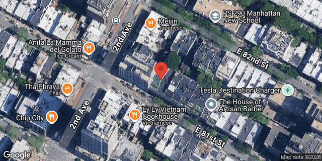 Aerial map of 303 EAST 81 STREET, Manhattan