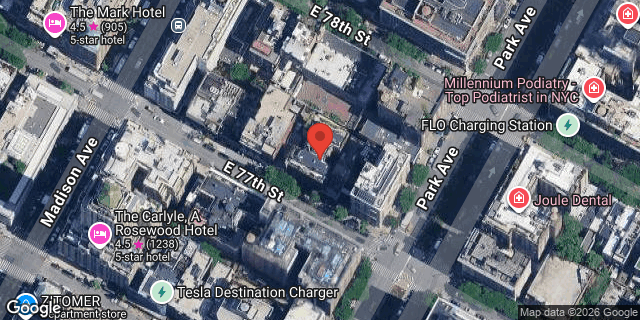 Aerial map of 71 EAST 77 STREET, Manhattan
