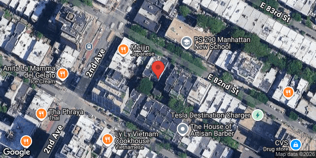 Aerial map of 308 EAST 82 STREET, Manhattan