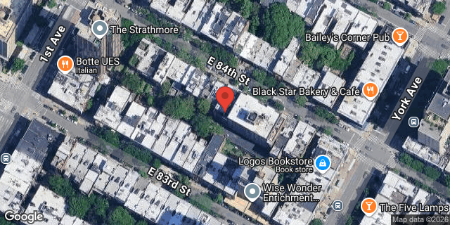 Aerial map of 434 EAST 84 STREET, Manhattan