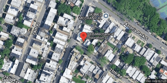 Aerial map of 25-19 18 STREET, Queens