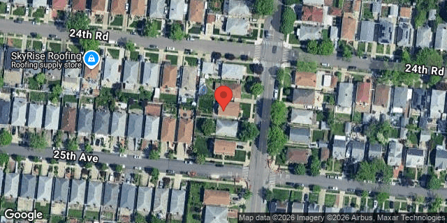 Aerial map of 24-36 163 STREET, Queens