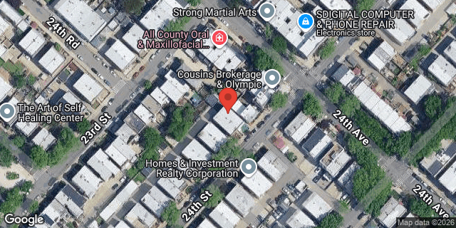 Aerial map of 24-12 24 STREET, Queens