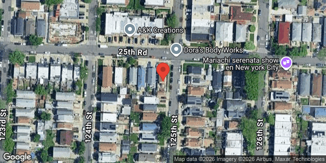 Aerial map of 124-20 25 ROAD, Queens