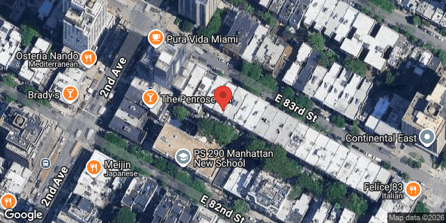 Aerial map of 310 EAST 83 STREET, Manhattan