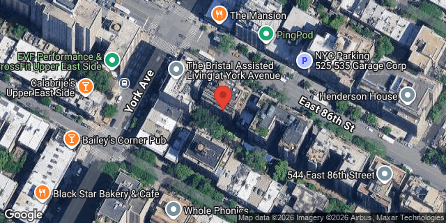 Aerial map of 510 EAST 86 STREET, Manhattan