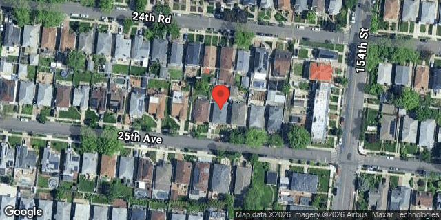 Aerial map of 151-59 25 AVENUE, Queens