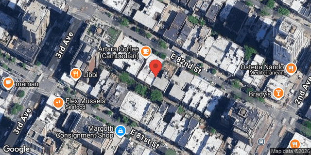 Aerial map of 220 EAST 82 STREET, Manhattan