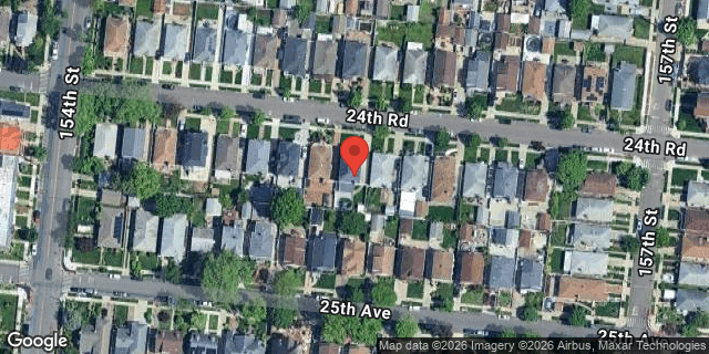 Aerial map of 154-36 24 ROAD, Queens