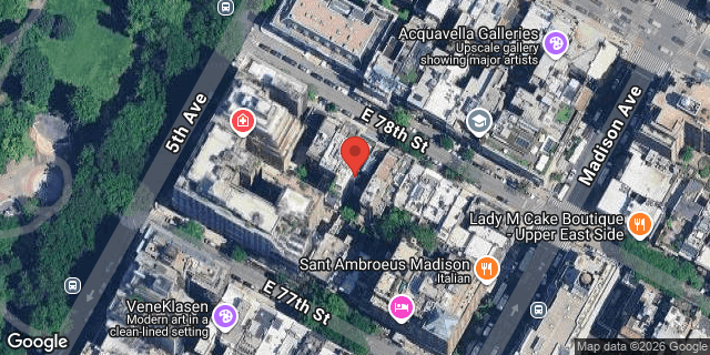 Aerial map of 10 EAST 78 STREET, Manhattan
