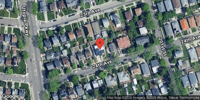 Aerial map of 199-27 24 AVENUE, Queens