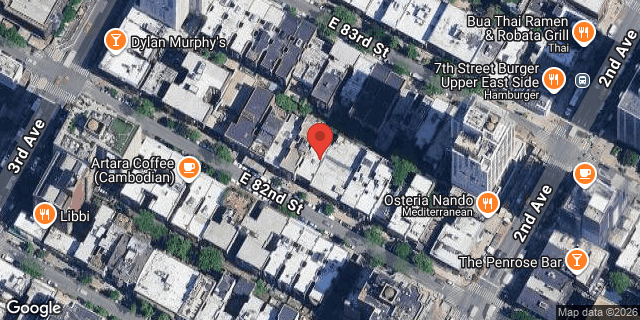 Aerial map of 227 EAST 82 STREET, Manhattan