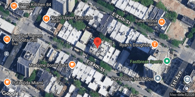 Aerial map of 323 EAST 84 STREET, Manhattan