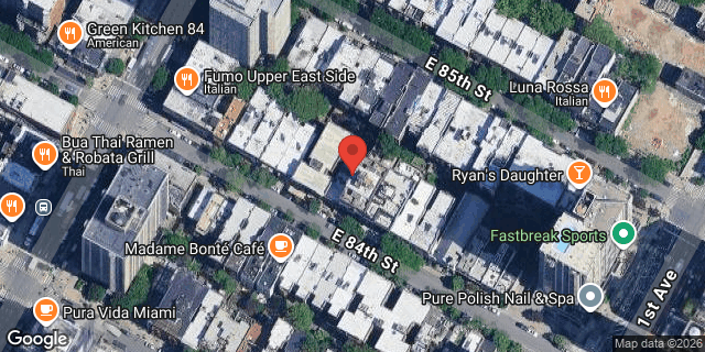 Aerial map of 321 EAST 84 STREET, Manhattan