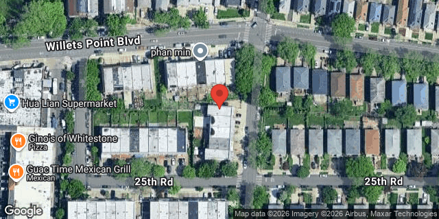 Aerial map of 25-14 146 STREET, Queens