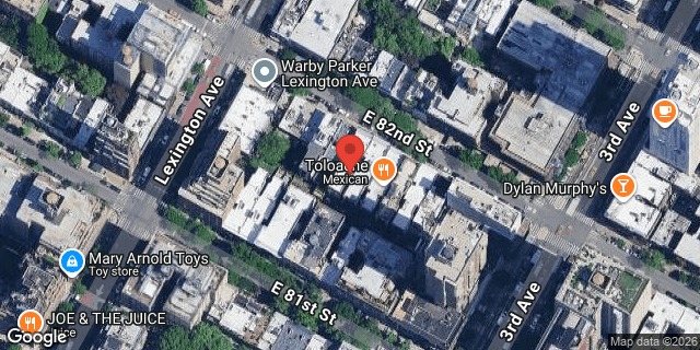 Aerial map of 162 EAST 82 STREET, Manhattan