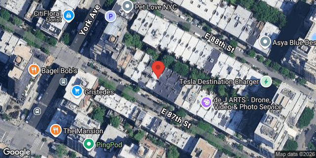 Aerial map of 511 EAST 87 STREET, Manhattan