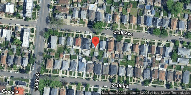 Aerial map of 154-24 24 AVENUE, Queens