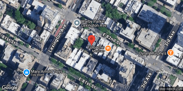 Aerial map of 158 EAST 82 STREET, Manhattan