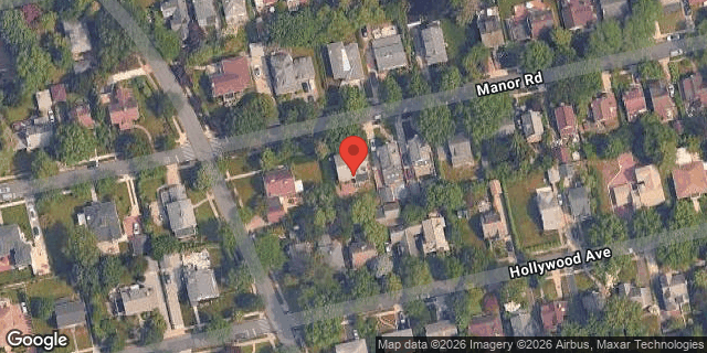 Aerial map of 312 MANOR ROAD, Queens