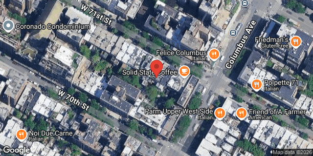 Aerial map of 112 WEST 71 STREET, Manhattan