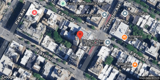 Aerial map of 130 EAST 82ND STREET, Manhattan