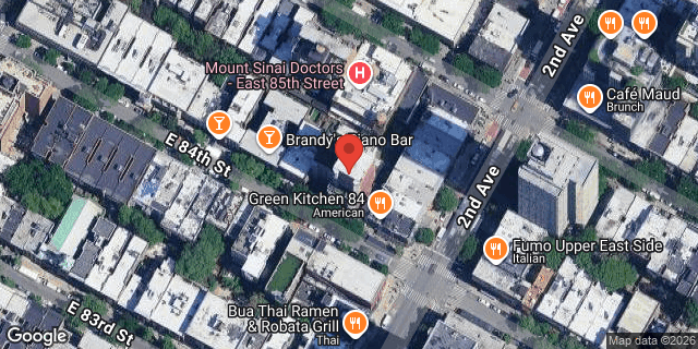 Aerial map of 245 EAST 84 STREET, Manhattan
