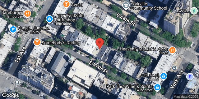Aerial map of 417 EAST 87 STREET, Manhattan