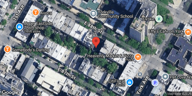 Aerial map of 436 EAST 88 STREET, Manhattan