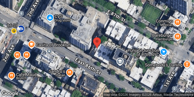 Aerial map of 331 EAST 86 STREET, Manhattan