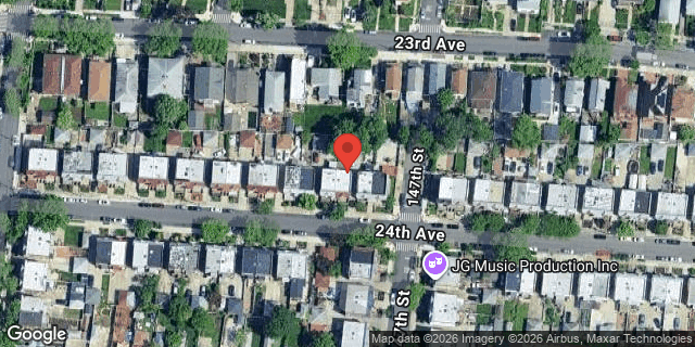 Aerial map of 146-45 24 AVENUE, Queens