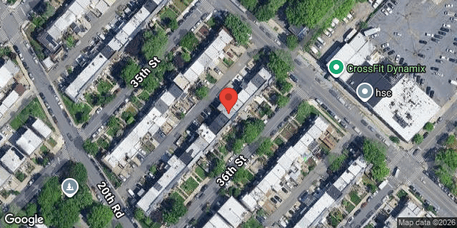 Aerial map of 20-12 36 STREET, Queens