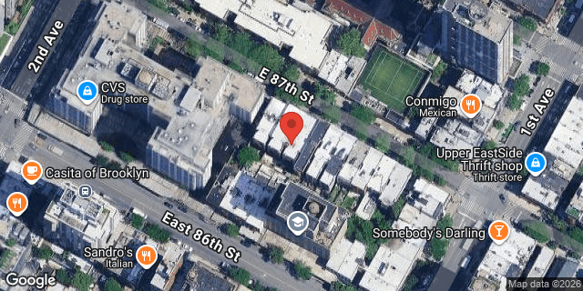 Aerial map of 340 EAST 87 STREET, Manhattan