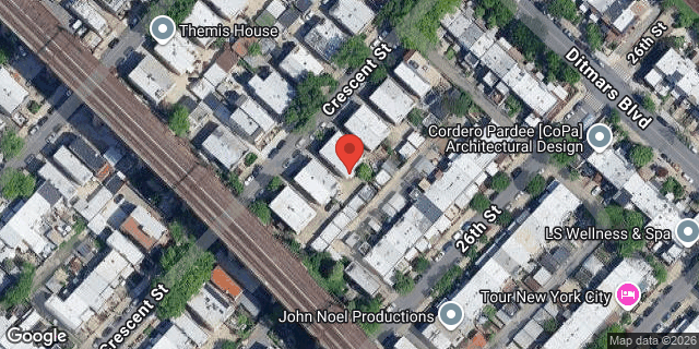 Aerial map of 22-29 CRESCENT STREET, Queens